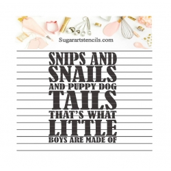 Snips and snails baby boy...