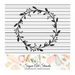 Wreath cookie Stencil...