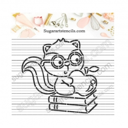 PYO cookie stencil squirrel...