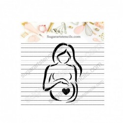 Pregnant woman cookie...