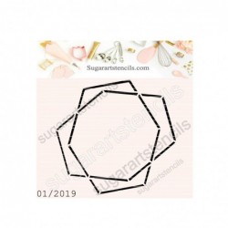 Geometric frame cookie...
