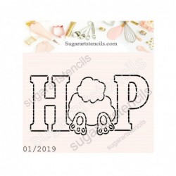 Easter bunny Hop PYO cookie...