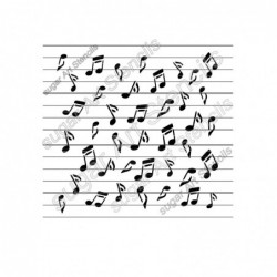 Musical notes music cookie...