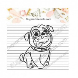 Puppy PYO cookie Stencil...