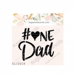 Father's day cookie stencil...