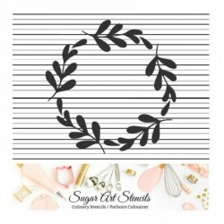 Wreath cookie Stencil...