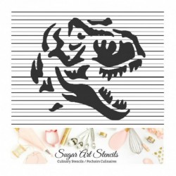 Dinosaur cookie stencil...