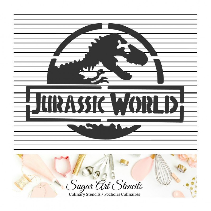 Dinosaur cookie stencil Jurassik ST00715