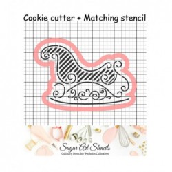 Christmas sleigh cookie...