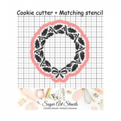 Christmas wreath cookie...