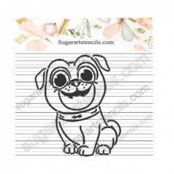 Puppy PYO cookie Stencil...