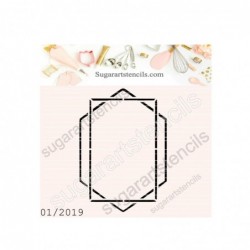 Geometric frame cookie...
