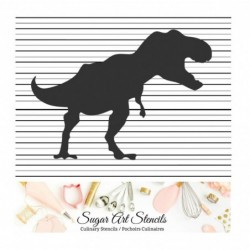Dinosaur cookie stencil...