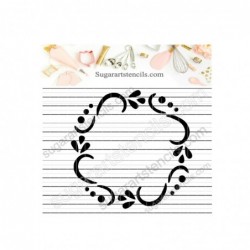 Wedding frame  monogram...
