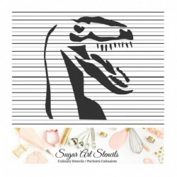 Dinosaur cookie stencil...
