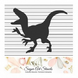 Dinosaur cookie stencil...
