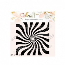 Sunburst cookie Stencil...