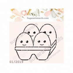 Funny eggs PYO cookie...