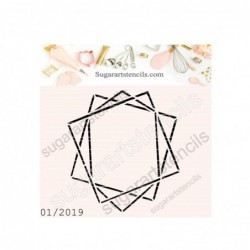 Geometric frame cookie...