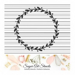 Wreath cookie Stencil...
