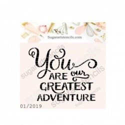 Baby words cookie stencil...