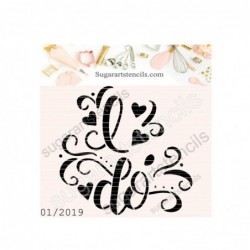 Wedding engagement I do...