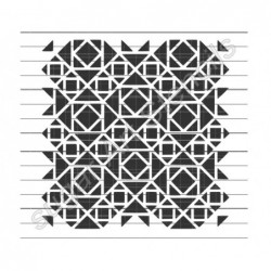 Geometric cookie Stencil...