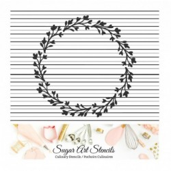 Wreath cookie Stencil...