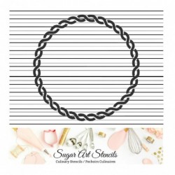 Wreath cookie Stencil...