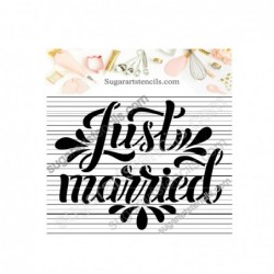 Wedding cookie stencil...