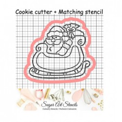 Christmas Santa PYO cookie...