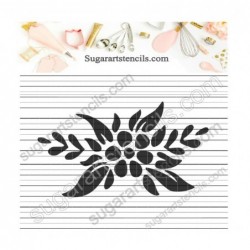 Floral element leaf cookie...