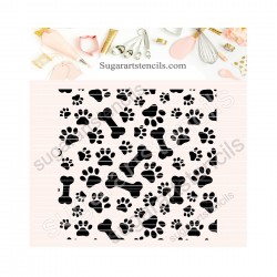 Dog paws and bones cookie...