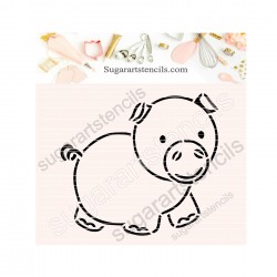 Pig Farm animals PYO cookie...