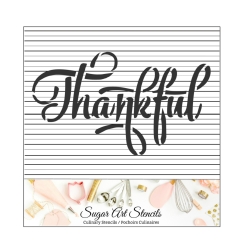 Thanksgiving word thankful...