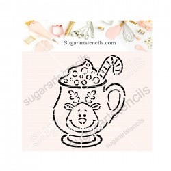 Christmas deer mug PYO...