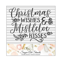 Christmas words cookie...