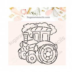 Farm tractor PYO cookie...