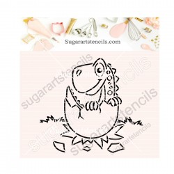 Dinosaur egg PYO cookie...