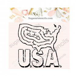 4th of July USA map maze...