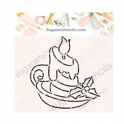 Christmas candle PYO cookie...