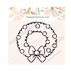 Christmas wreath PYO cookie...