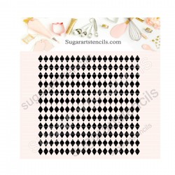 Harlequin background cookie...