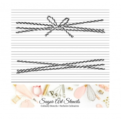 bakers twine stencil  rope...