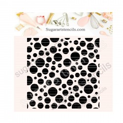 Bubbles background cookie...