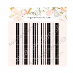 Stripes background cookie...