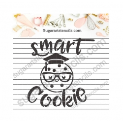School cookie stencil smart...