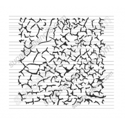 Crackled cookie Stencil NB2194