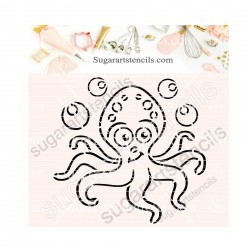 Octopus PYO cookie Stencil...