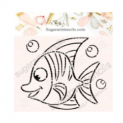 Sea fish PYO cookie Stencil...